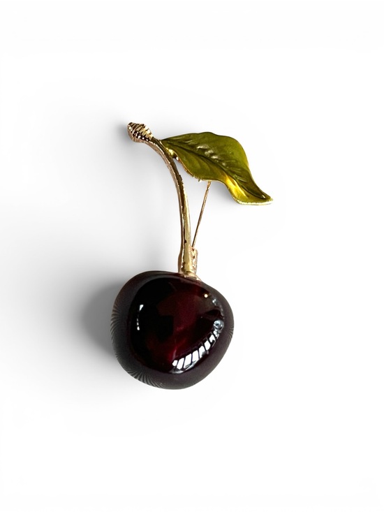 Unbranded Jewelry - Oh So Juicy, Oh So Chic Cherry Brooch